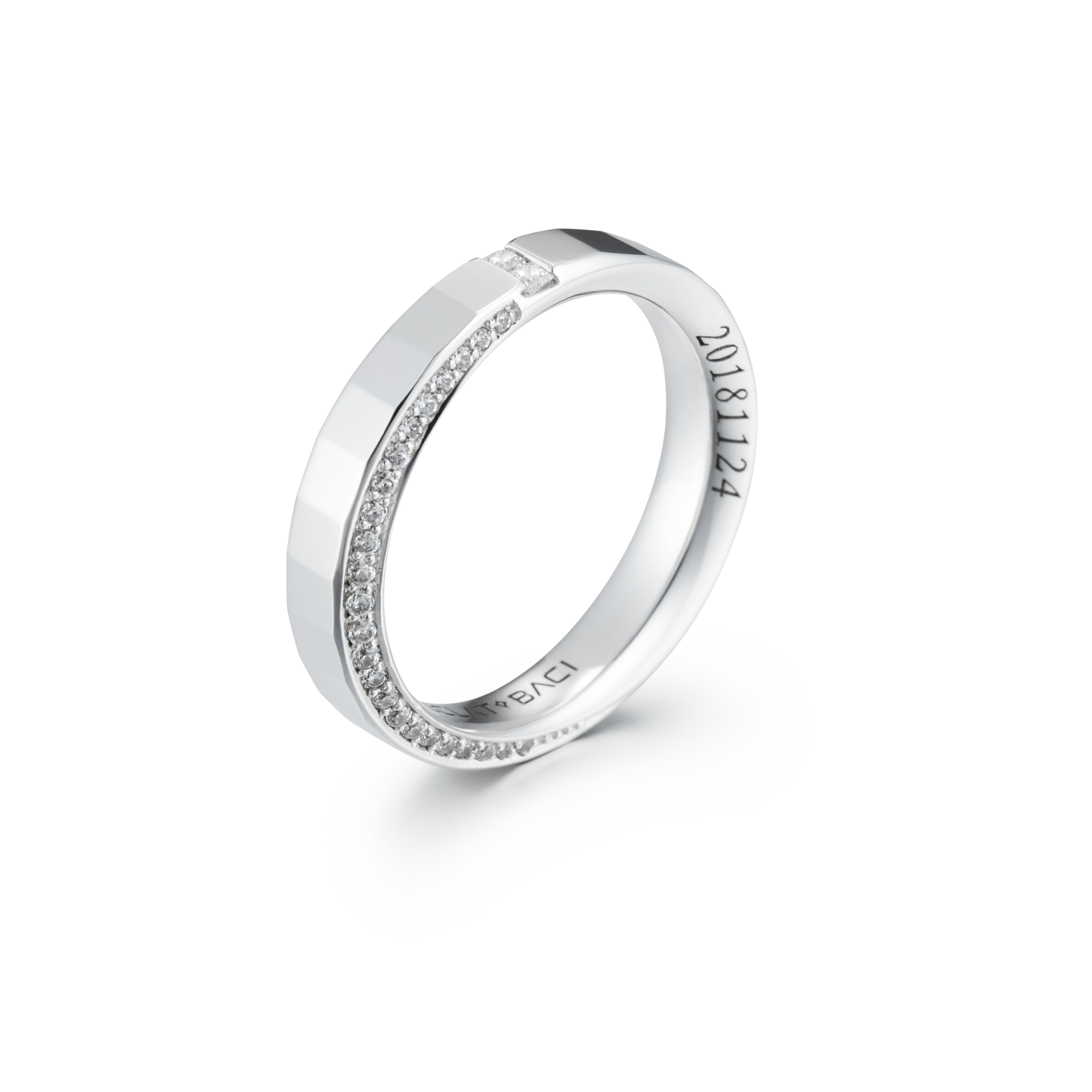 베누스타스 엣지컷팅   커플링 남  반지 3.7mm